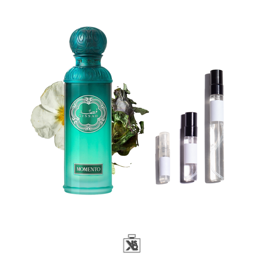 Décant authentique de GISSAH Momento eau de parfum unisex - 2ml / 5ml / 10ml