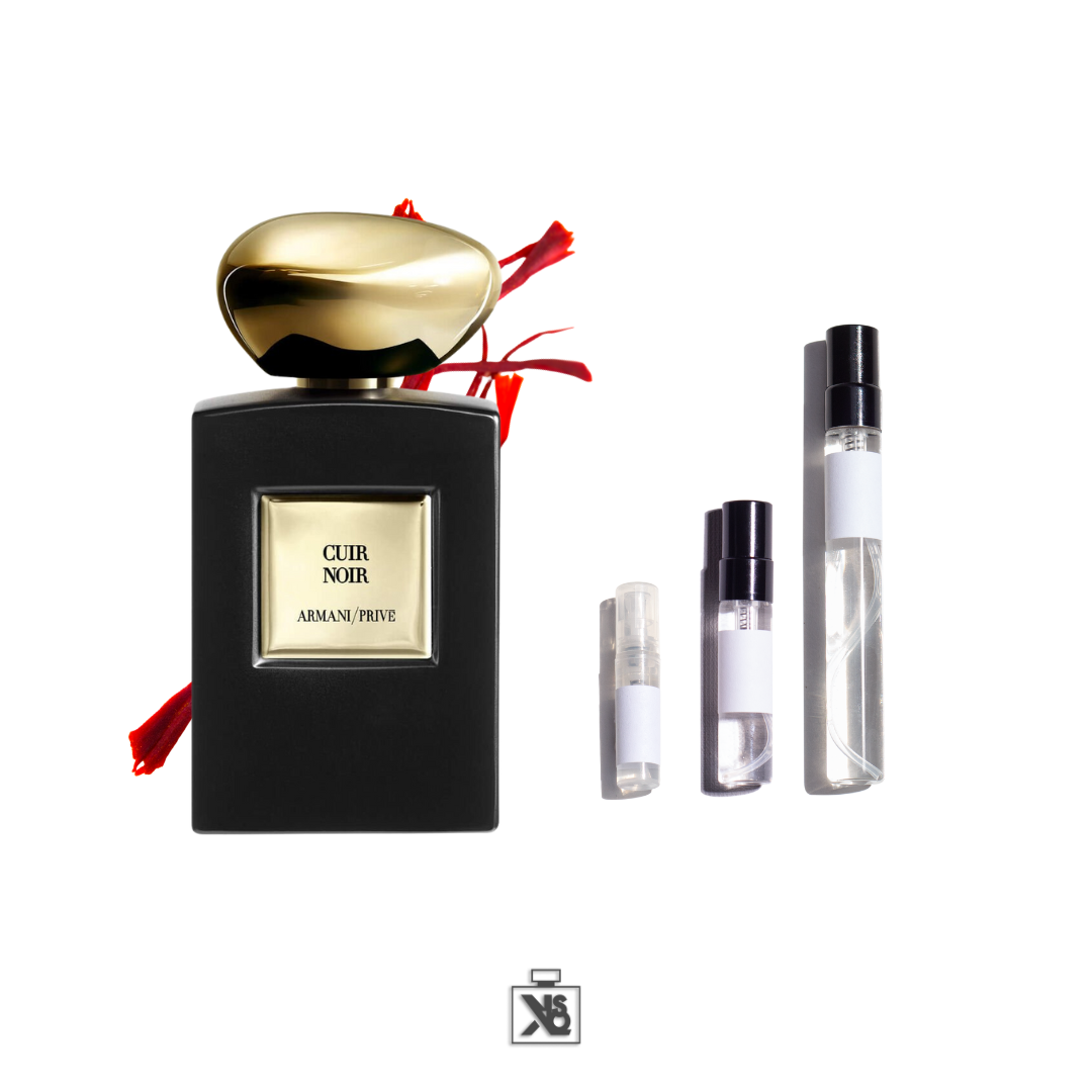 Parfum Intense Cuir Noir Eau De Parfum Décant Authentique D'ARMANI