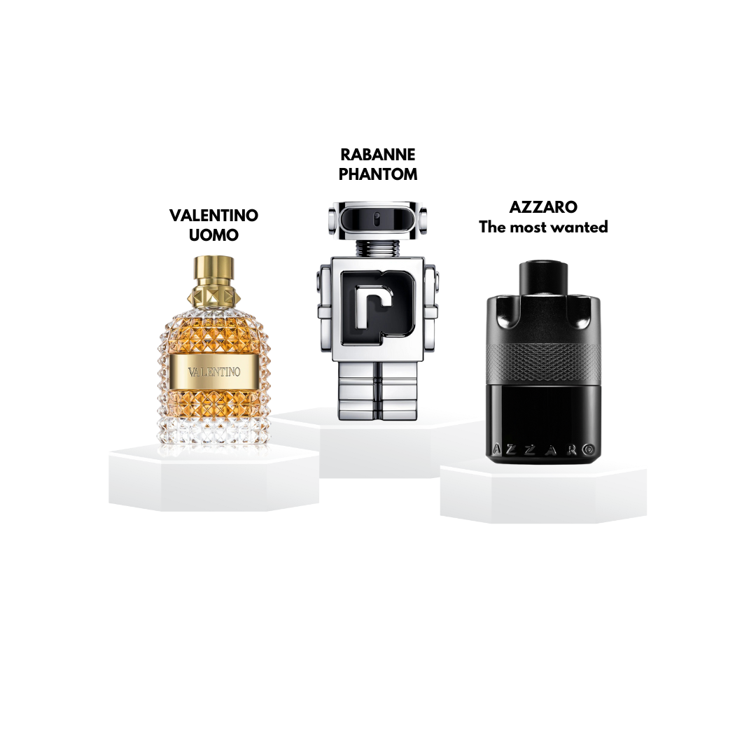 Packs decants 'Soirée' pour homme