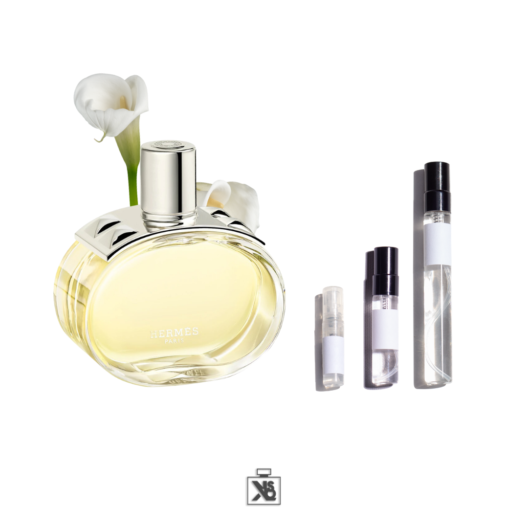 Découvrez Hermès Barénia Eau de Parfum, une fragrance élégante et contemporaine au sillage raffiné. Disponible en décants et flacons authentiques.