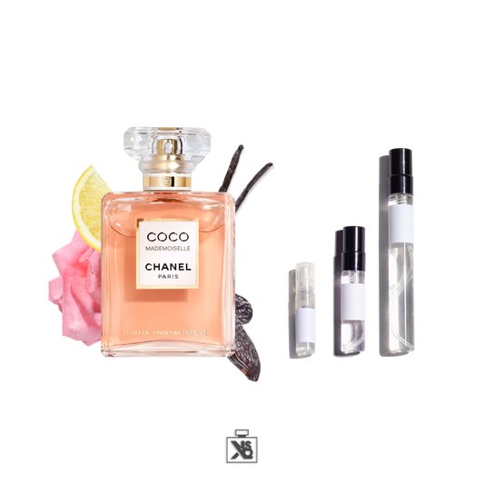 Décant authentique de CHANEL Coco mademoiselle eau de parfum Intense pour femme - 2ml/5ml/10ml