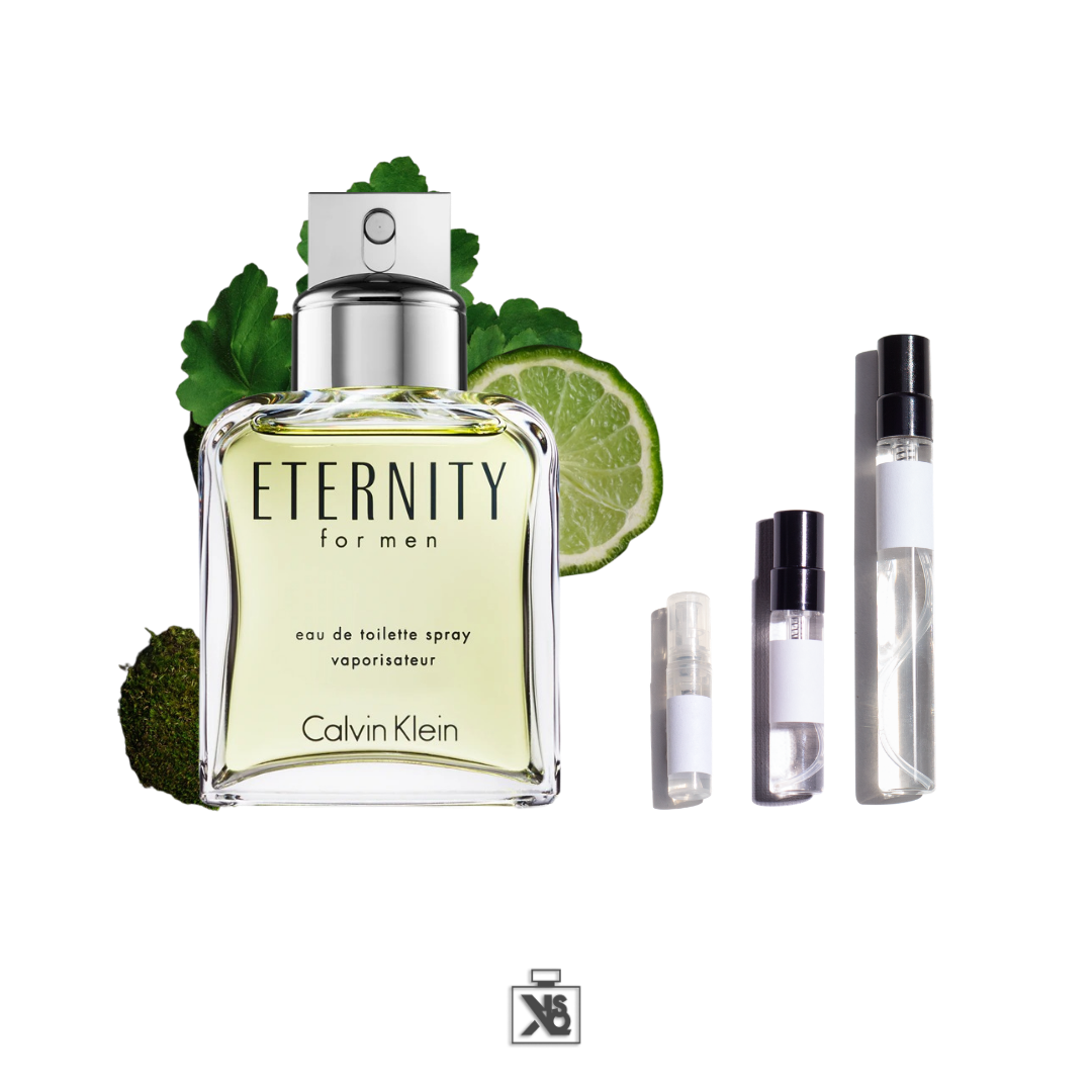 Décant authentique de Clavin Klein Eternity eau de toilette pour homme - 2ml/5ml/10ml