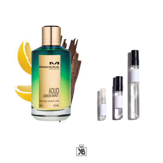 Décant authentique de Mancera Aoud Lemon Mint eau de parfum mixte - 2ml/5ml/10ml