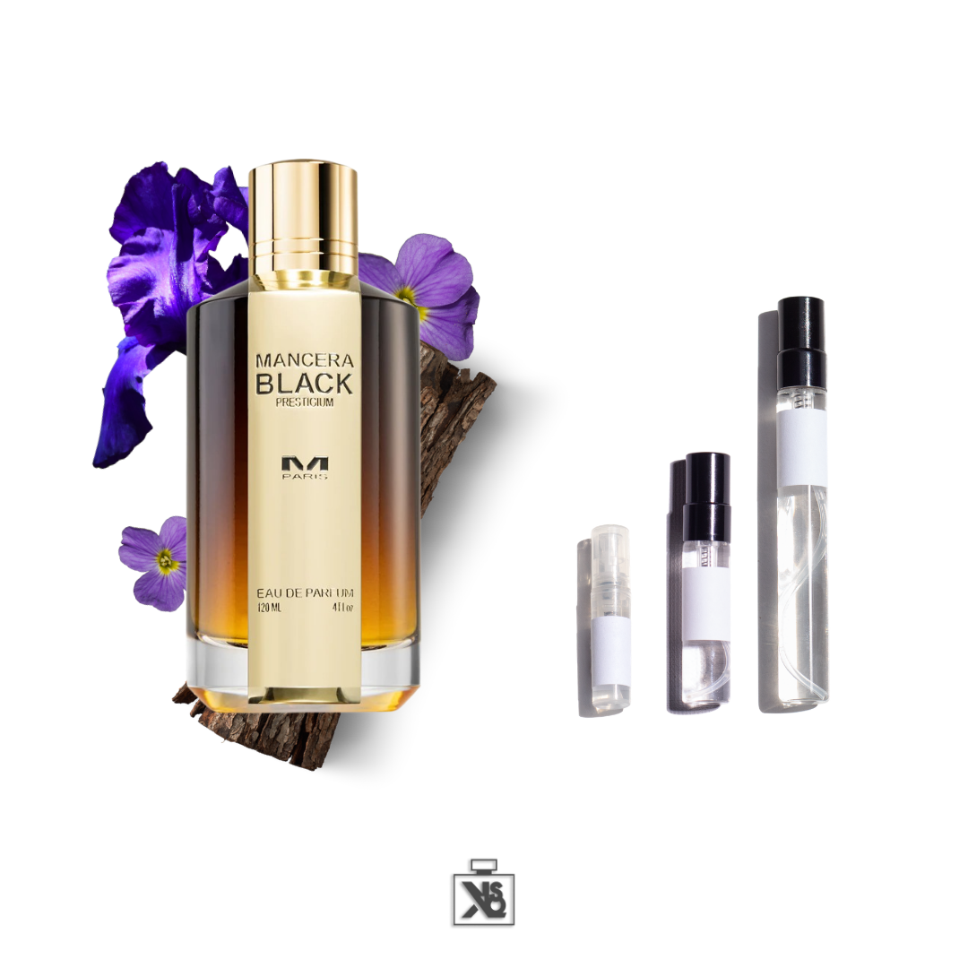 Décant authentique de Mancera Black Prestigium eau de parfum mixte - 2ml/5ml/10ml