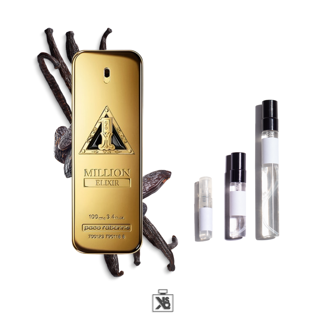 Décant authentique de RABANNE One Million Elixir pour homme - 2ml/5ml/10ml