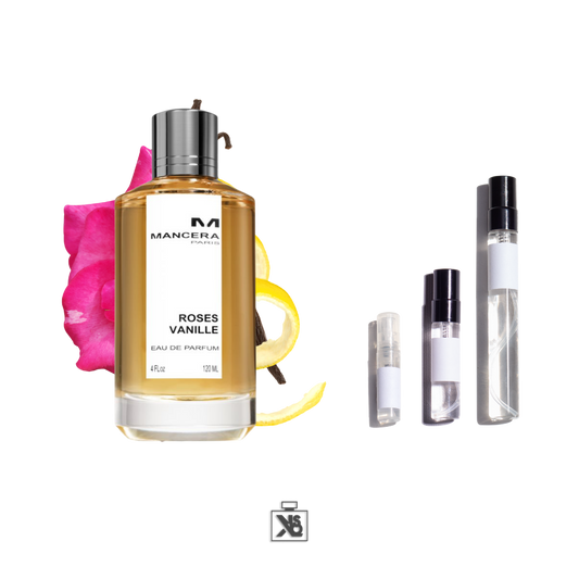 Décant authentique de MANCERA ROSES VANILLE eau de parfum mixte - 2ml/5ml/10ml
