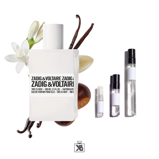 Décant authentique de ZADIG&VOLTAIRE This is her eau de parfum pour femme - 2ml/5ml/10ml