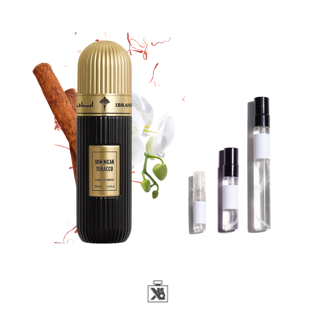 Décant authentique de IBRAQ Dominican Tobacco eau de parfum mixte - 2ml/5ml/10ml