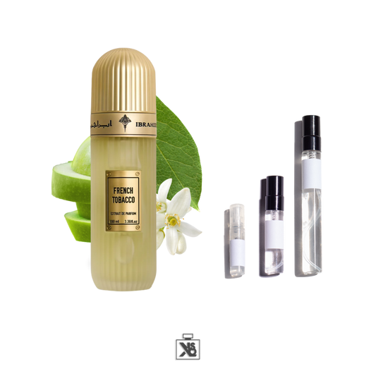 Décant authentique de IBRAQ French Tobacco eau de parfum mixte - 2ml/5ml/10ml