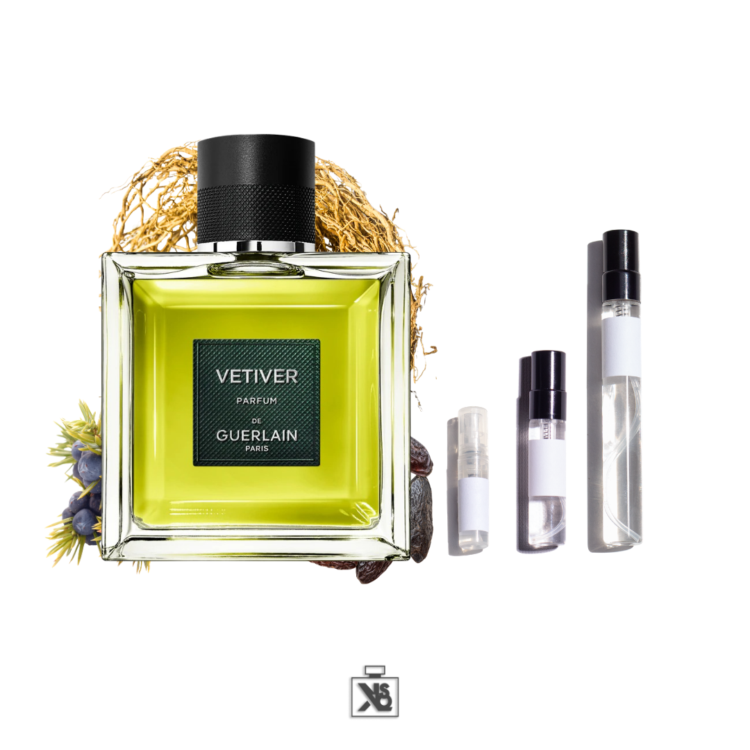 Décant authentique de GUERLAIN Vétiver Parfum pour homme - 2ml/5ml/10ml