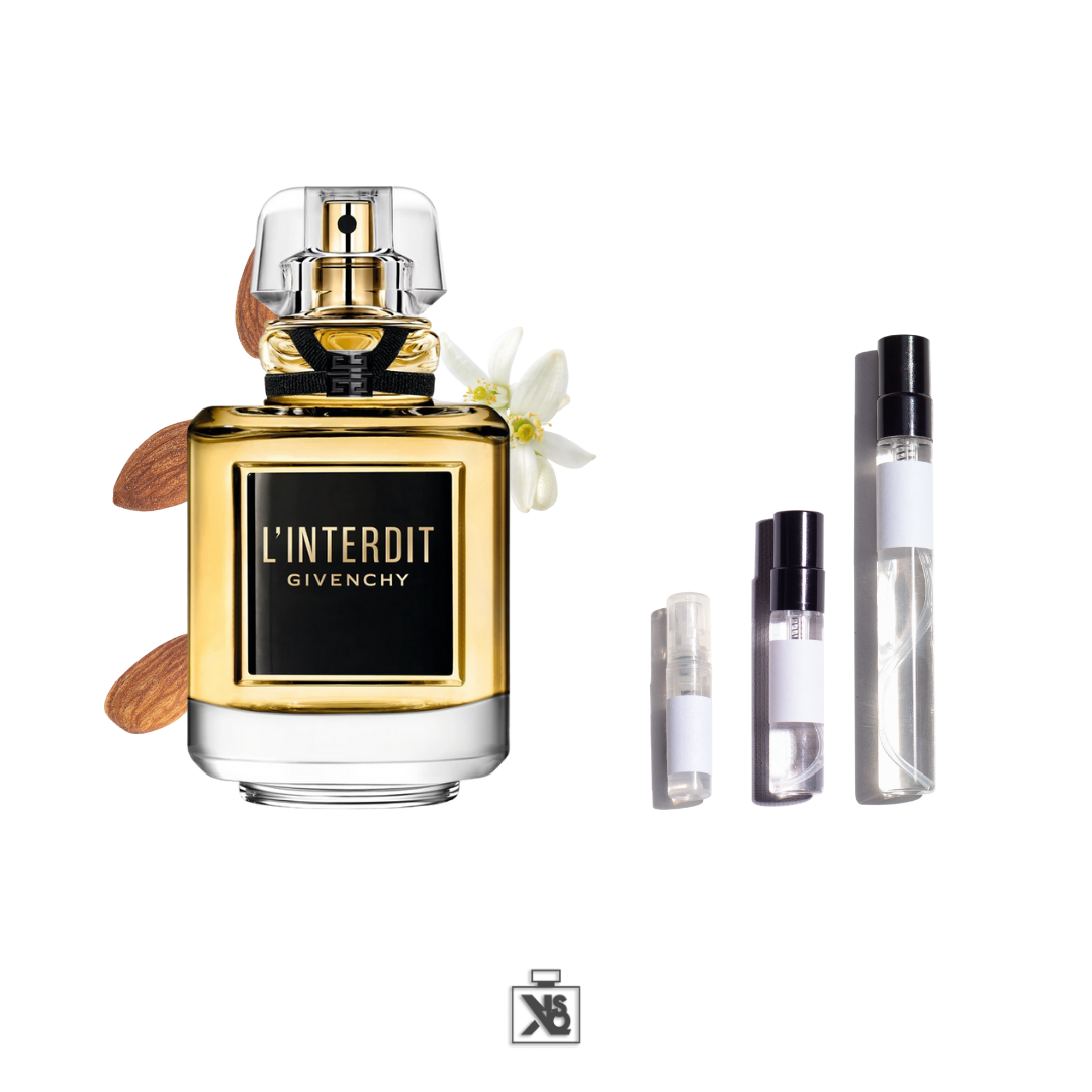 Décant authentique de Givenchy L'interdit Le Parfum pour femme - 2ml/5ml/10ml
