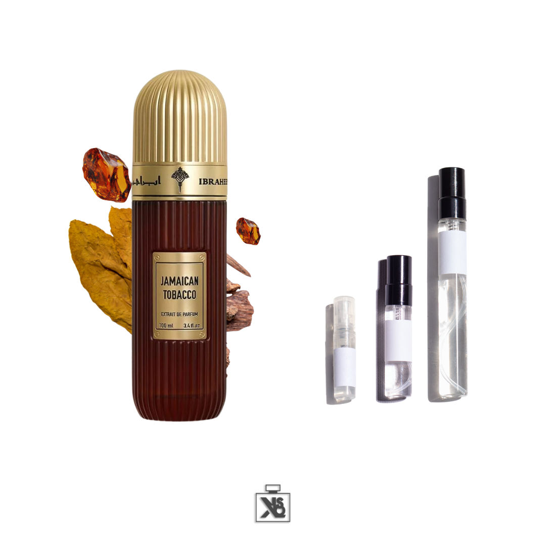 Décant authentique de IBRAQ Jamaican Tobacco eau de parfum mixte - 2ml/5ml/10ml