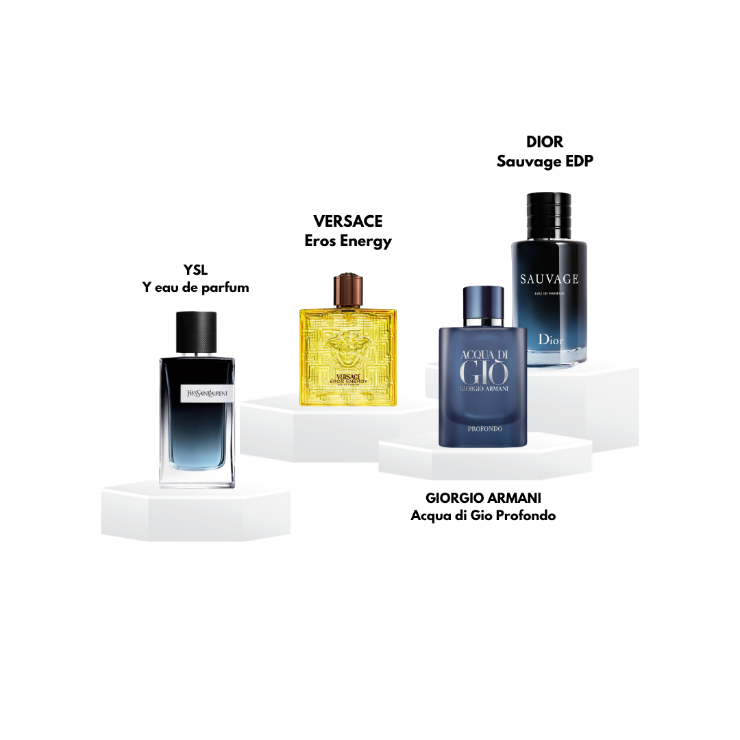 Pack decants 'Fraicheur et professionnalisme' pour homme - 5ml / 10ml