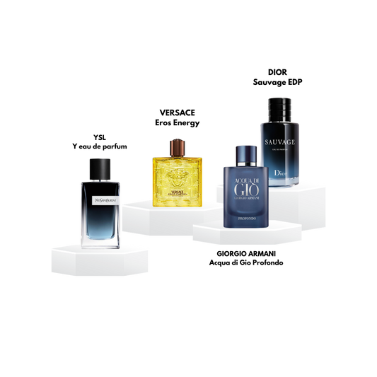 Pack decants 'Fraicheur et professionnalisme' pour homme - 5ml / 10ml