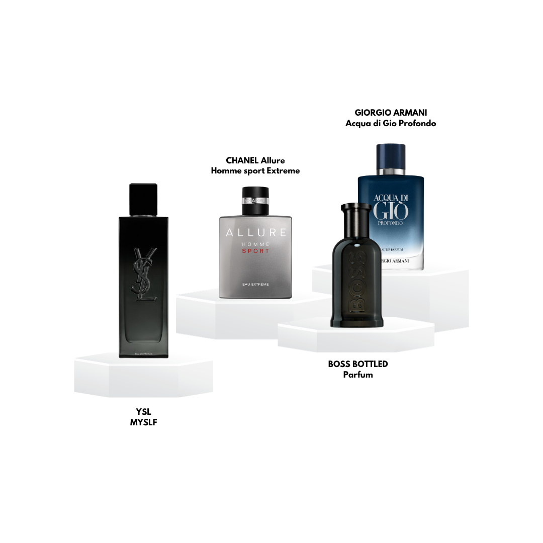 Pack decants 'Fraicheur et professionnalisme' pour homme - 5ml / 10ml