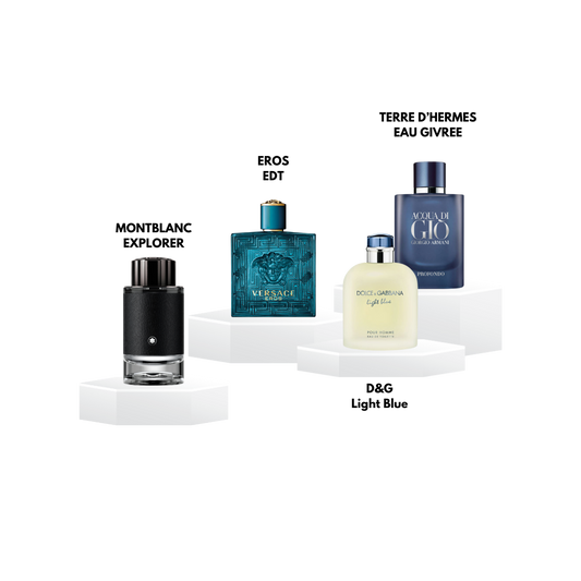 Packs decants 'Signature Scents' pour homme