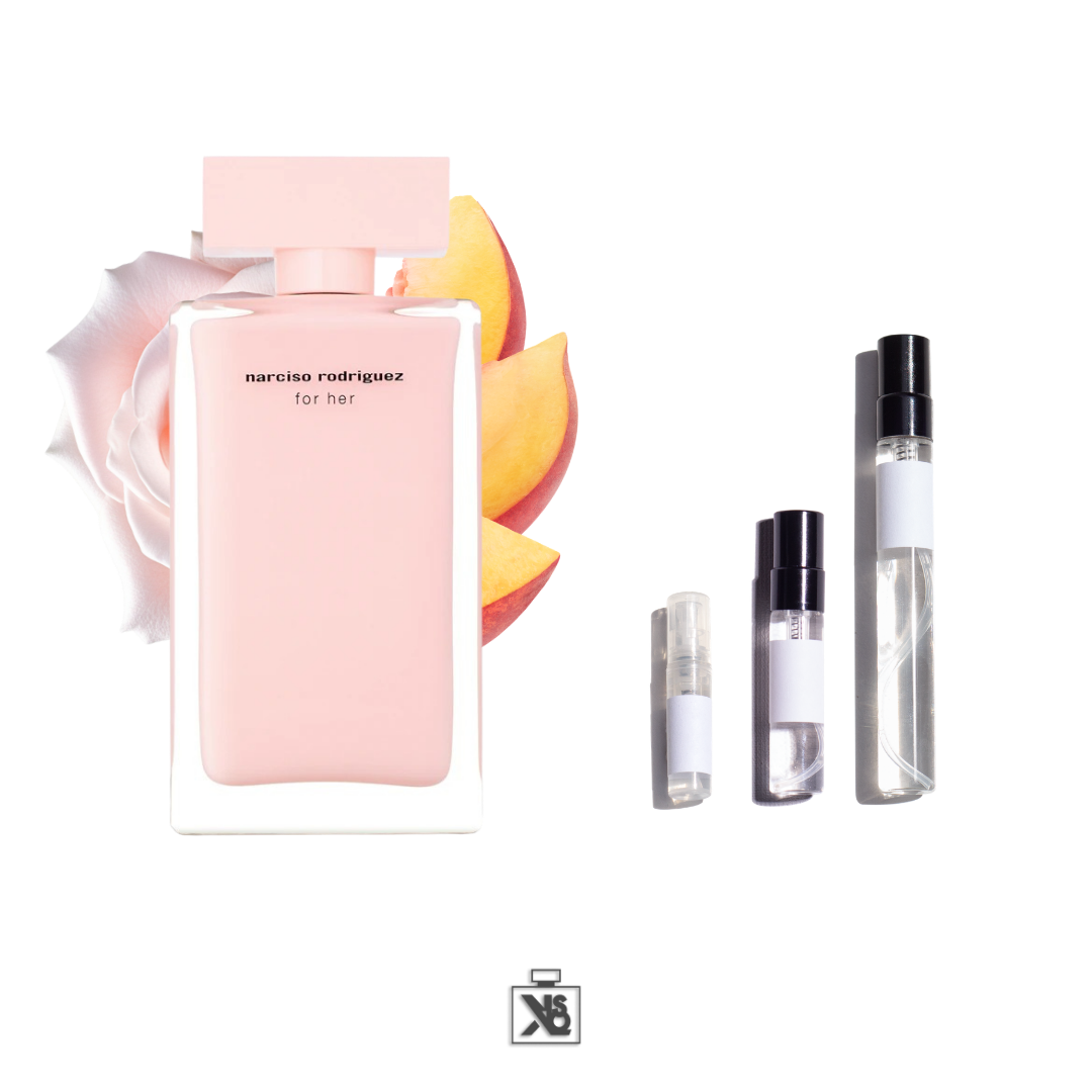Décant authentique de Narciso Rodriguez for her eau de parfum pour femme - 2ml/5ml/10ml
