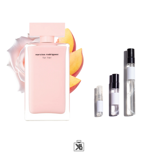 Décant authentique de Narciso Rodriguez for her eau de parfum pour femme - 2ml/5ml/10ml