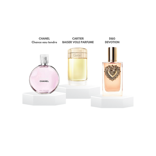 Packs decants 'Pro' pour femme