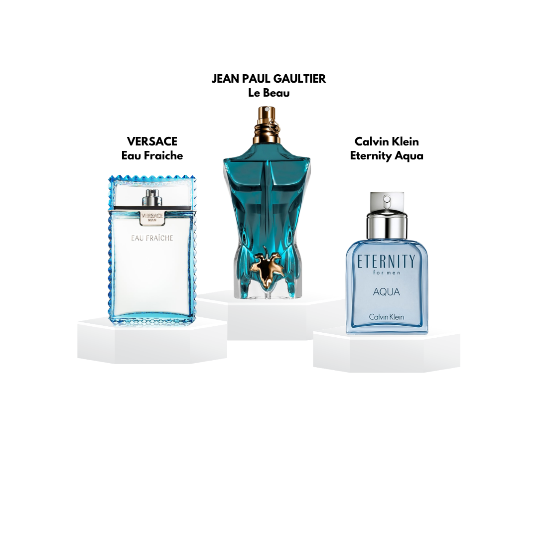 Pack decants 'Frais et Estivaux' pour homme - 5ml / 10ml