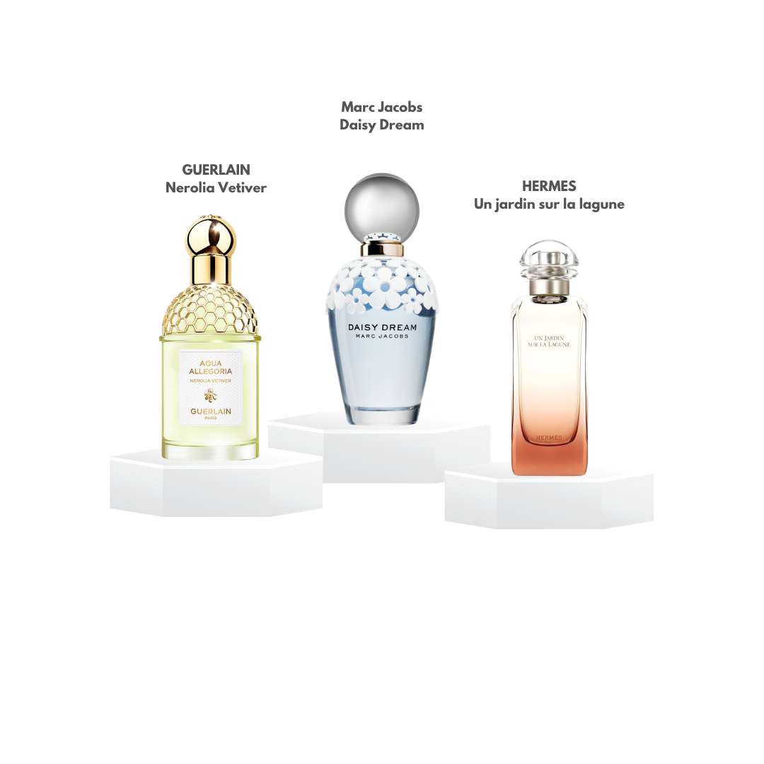 Pack decants 'Frais et Estivaux' pour femme - 5ml / 10ml