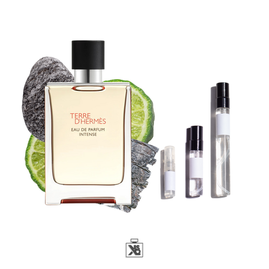 Décant authentique de Terre d'Hermès eau de parfum intense pour homme - 2ml/5ml/10ml