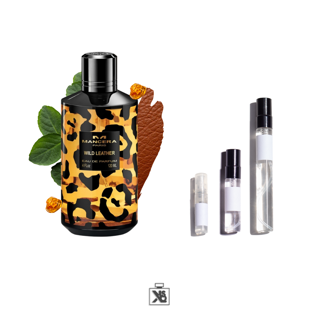 Décant authentique de MANCERA Wild Leather eau de parfum mixte - 2ml/5ml/10ml